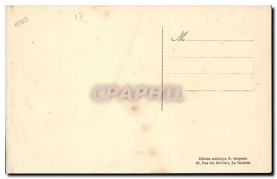 Royan - Park — Artystyczna edycja R. Bergevin, nr 7703 — Rewers