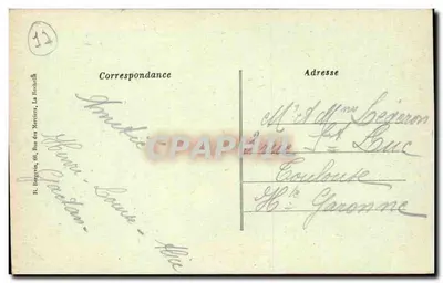 ChâtelailloN Plage — Parque Municipal — O Ponte Rustico — editor não identificado, n° 6814 — Verso