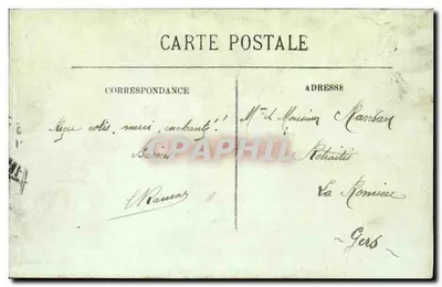 Fourras — Les Ombrages du Boulevard du Casino — LL. — Rewers
