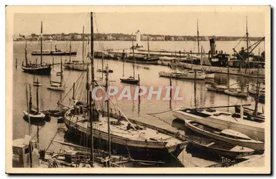 Port Royan — Widok portu z łodziami — Bloc frères, Royan
