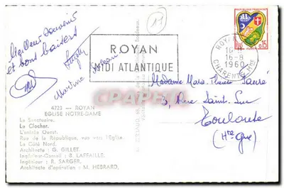 Église Notre-Dame — Royan — Tito — Verso