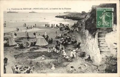 Environs de ROYAN - PONTAILLAC, à l'ombre de la Falaise — éditeur Ouvir Nouvares Galeries, n°7