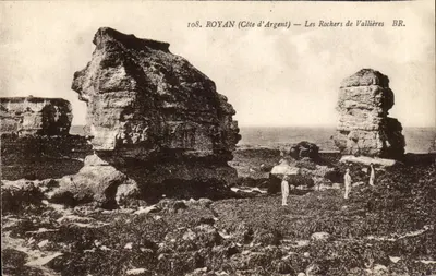 Royan (Côte d'Argent) — Les Rochers de Vallières — BR. n°108