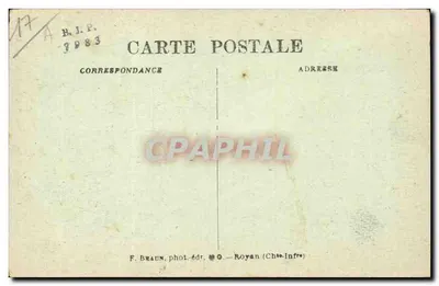Royan - La Rade wieczorem (Efekt księżyca) — F. Braun, fot. wyd. O. — Royan (Charente-Inférieure) — Rewers