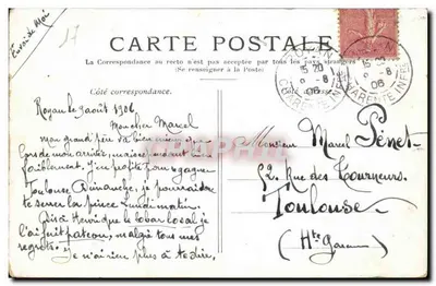 Royan — Les deux jetées — Éditeur : Éditeurs des Nouvelles Galeries — Verso