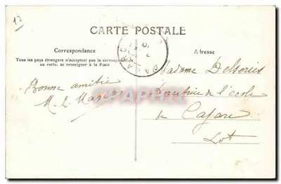 Royan - La Plage à marée basse — éditeur Rampe Lessore, n° A 3 — Rewers
