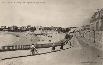Royan : Plage et Façade de Pontaillac — Collection Victor Billaud, Royan
