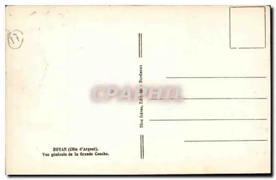 Royan (Côte d'Argent) — Vue générale de la Grande Conche — Tito — Verso