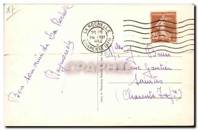 La Rochelle — Wieża Świętego Nikodema — Wejście do portu — nr 368 — Rewers
