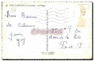 Dives-Cabourg (Calvados) — Widok plaży — Wydawnictwo Gaby — Rewers