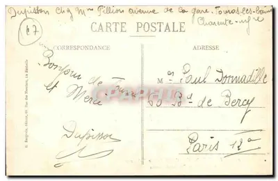Fouras-Plage (Canton Sud de Rodezfort) — Widok w lesie Sapinettes — R. Margotin, wydawca — Rewers