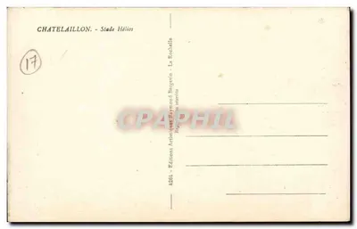 Stade Hélios — Châtelaillyon — Editor Raymond Bergévin — Verso