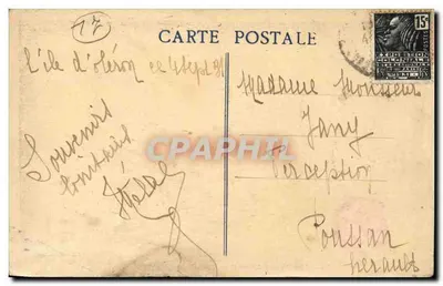 ST-PIERRE-D'OLERON — Túmulo de Pierre Loti — Editor: Coit, Caucrols — Verso