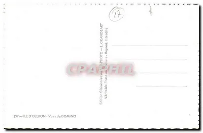 Wyspa Oléron — Widoki z Domino — Wydawnictwo Oléronaise — Rewers