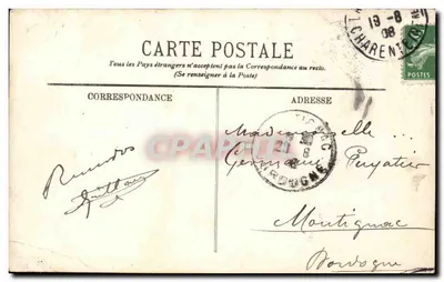 La Rochelle — Noiva Marandaise — La Rochelle, édit. LL, n°183 — Verso