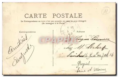 ROCHEFORT-sur-MER — Cuartel Tréville - 7e Colonial — editor desconocido — Reverso