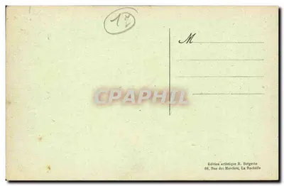 Rochefort — Bazę balonów — Wydawnictwo R. Bergevin — Rewers
