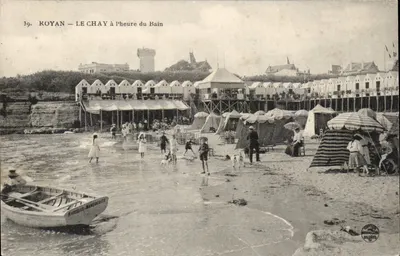 Royan — Le Chay w czasie kąpieli — Marcelle-Marcherite