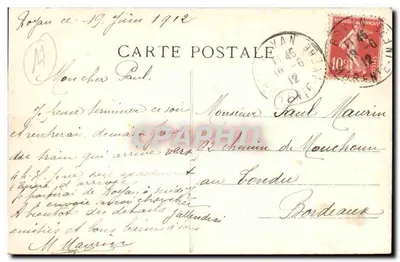 Royan — Le Chay w czasie kąpieli — Marcelle-Marcherite — Rewers