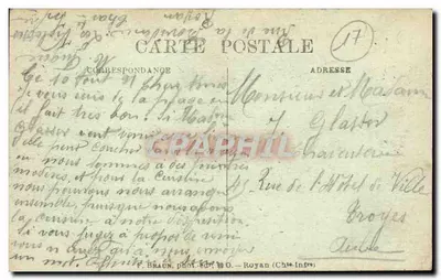 ROYAN — Plaża — Charente-Inférieure — F. Braun, fot. wyd. — Rewers