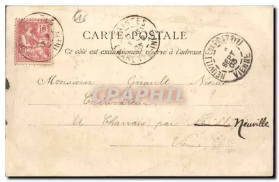 Saintes — La Pastorolle i Most — wydawca nieznany, numer serii nieczytelny — Rewers