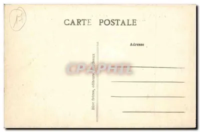 Saint-Palais-sur-Mer (Côte d'Argent) — El Puente del Diablo — Bloch frères, editores, Bordeaux, n° 219 — Reverso