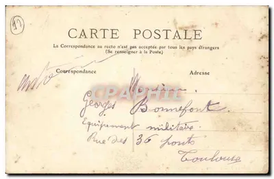 Saintes — Klasztor Damski, Kwatera 6. Pułku Linii — Kolekcja Rolland, N° 30 — Rewers