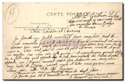 Pons (Charente-Inférieure) — A Igreja de São Vivien — editor não identificado — Verso