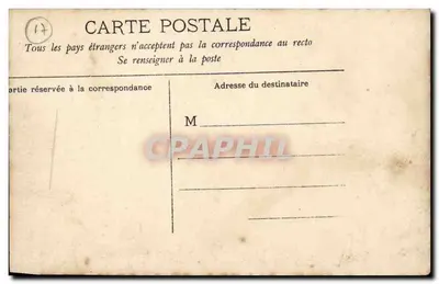 Diante do caminho da corniche de St Palais aux Pierrieres — Nouvell Galerie — Verso
