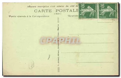Saintes — Ogólny widok z Arenami Galo-Rzymskimi — G. Attaud, wydawca — Rewers