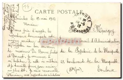 Saintes (Charente-Inférieure) — Stare arenie gallo-romanskie (I i II wiek) — Libourne, Henry Guillier, rue Fondeuve — Rewers