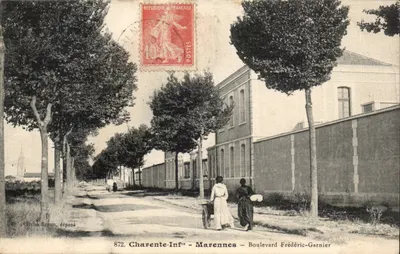 Marennes — Boulevard Frédéric-Garnier — Cliché Braun, depositado, n°872