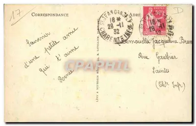 Saint-Jean-d'Angély — As Torres — Lévy & Neudreiller — Verso