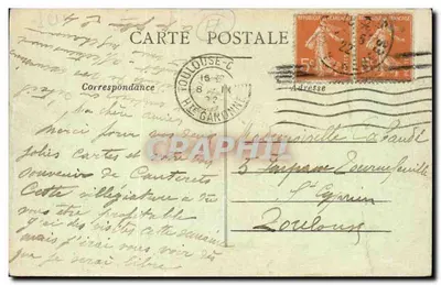 Marsilly — A Igreja — L.C. — Ao redor de La Rochelle — Verso
