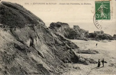 Environ de Royan : Dunes des Pierrières, au Bureau — Édition Victor Billard, Royan, n°206