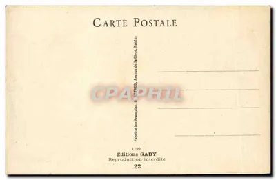 Der Mauersprung — G. Petiet — Éditions Gaby, Nr. 22 — Rückseite