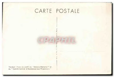 Maréchal Philippe Pétain — portret wojskowy — V. OA. 112 — Rewers
