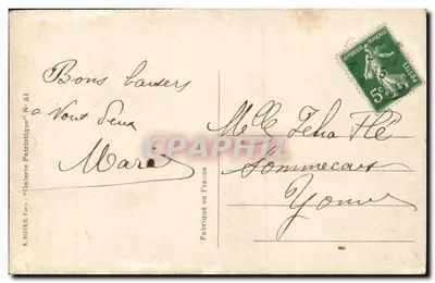 Kapral nośnik ranionych Ramousse — 105e d'infanterie — R. Royer, Paryż, N° 31 — Rewers