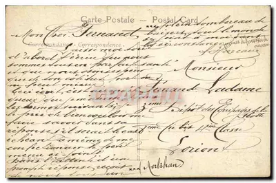 Menù satirico dell'Imperatore Guglielmo II — E. R., Parigi — Verso