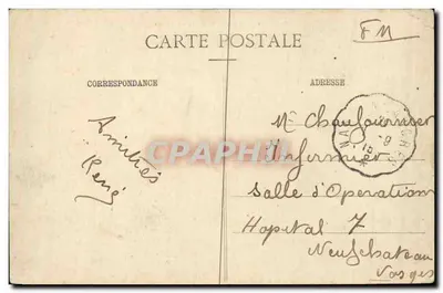 Cmentarz Wojskowy w Bayon — Wejście — Zginął za Ojczyznę — Rewers
