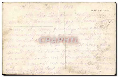 Żołnierz na urlopie — Stacja — Wydawca Mézange n°371 — Rewers