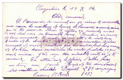 Soldato in uniforme — con mazzo di fiori — editore Mug, n° 323 — Verso