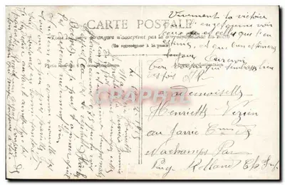 フランス兵 — 1915年 — 出版者Gloria、No. 135 — 裏面