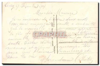ワインを飲む兵士 — 1918年のサン＝テミリオンワインの広告 — 出版者フォマール、No. 369 — 裏面