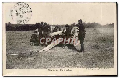 Peça de 75 - Fogo à vontade — J.-B. Raymound, foto, Poitiers