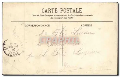 Montargis — Ciclistas del 82° de Línea — C.F.M. n°66 — Reverso