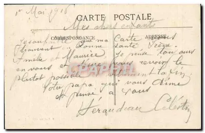 Indyjskie oddziały w Francji — Typ pojazdu regimentowego do zaopatrzenia — S. Farges, wyd. — Lyon — Rewers