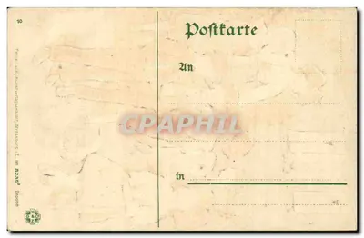 Grupa dzieci w tradycyjnych strojach — Elsass-bothringen — wydawca Teilk. LüB. Kunstkammergesellschaft, Strasbourg (n° 8235) — Rewers