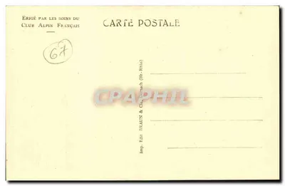 Grand-Ballon — Pomnik Czerwonych Diabłów — Foto Lentz — Rewers
