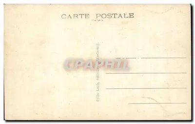 Strasburg — Pałac na Rzecze Rhenu Stary Pałac Cesarski — Wydawca Félix Laub — Rewers